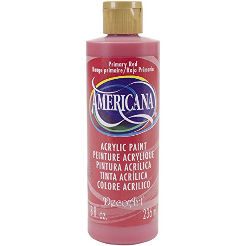 DecoArt Americana Mehrzweck-Acrylfarbe, 59 ml, Primary Rot DecoArt Americana Mehrzweck-Acrylfarbe, 59 ml, Primary Rot von DecoArt