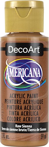 DecoArt Americana Mehrzweck-Acrylfarbe, 59 ml, Raw Sienna von DecoArt