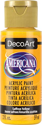 DecoArt Americana Mehrzweck-Acrylfarbe, 59 ml, Saffron Gelb DecoArt Americana Mehrzweck-Acrylfarbe, 59 ml, Saffron Gelb von DecoArt