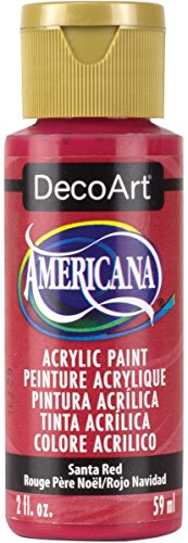 DecoArt Americana Mehrzweck-Acrylfarbe, 59 ml, Santa Rot DecoArt Americana Mehrzweck-Acrylfarbe, 59 ml, Santa Rot von DecoArt