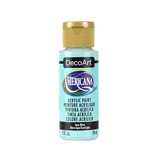 DecoArt Americana Mehrzweck-Acrylfarbe, 59 ml, Spa Blau von DecoArt