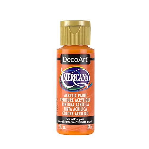 DecoArt Americana Mehrzweck-Acrylfarbe, 59 ml, Spiced Pumpkin von DecoArt