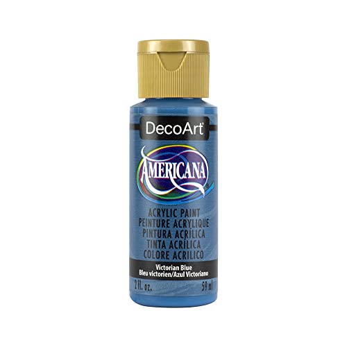 DecoArt Americana Mehrzweck-Acrylfarbe, 59 ml, Victorian Blau DecoArt Americana Mehrzweck-Acrylfarbe, 59 ml, Victorian Blau von DecoArt