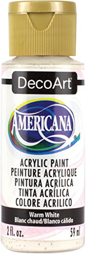 DecoArt Americana Mehrzweck-Acrylfarbe, 59 ml, Warm Weiß von DecoArt
