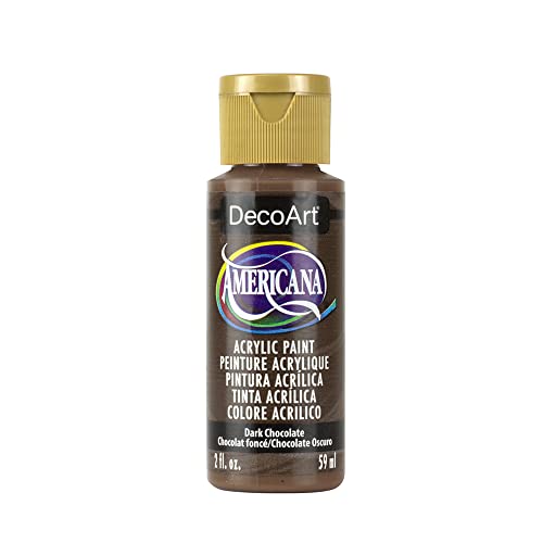 DecoArt Americana Mehrzweck-Acrylfarbe, 59 ml, dunkles Chocolate von DecoArt