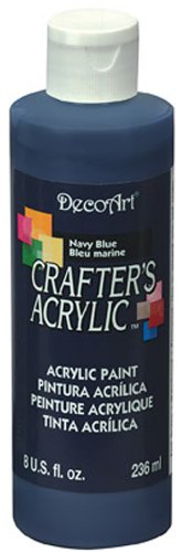 DecoArt Crafters Acrylfarbe, Navy Blau von DecoArt