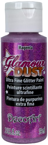 DecoArt Glamour Dust Glitter Paint 2 Ounces-Magenta DecoArt Glamour Dust Glitter Paint 2 Ounces-Magenta von DecoArt