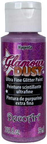 DecoArt Glamour Dust Glitter Paint 2 Ounces-Magenta von DecoArt