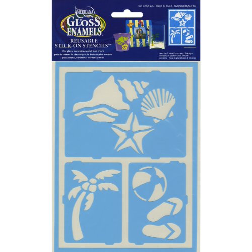 DecoArt Glossy-Schablonen AGS217-K - Fun In The Sun DecoArt Glossy-Schablonen AGS217-K - Fun In The Sun von DecoArt