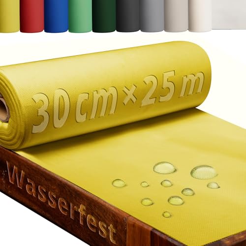 DecoHomeTextil Heimtextilmanufaktur Tischläufer Rolle Tischdeckenrolle Vliesstoff Vlies Gelb 0.3 x 25 m 80g/m² abwaschbar wasserabweisend DecoHomeTextil Heimtextilmanufaktur Tischläufer Rolle Tischdeckenrolle Vliesstoff Vlies Gelb 0.3 x 25 m 80g/m² abwaschbar wasserabweisend von DecoHomeTextil Heimtextilmanufaktur