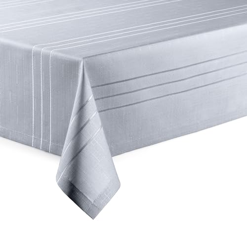 Hochwertige Tischdecke mit Saumrand Eleganza Hellgrau Rund 160 cm pflegeleicht Hochwertige Tischdecke mit Saumrand Eleganza Hellgrau Rund 160 cm pflegeleicht von DecoHomeTextil Heimtextilmanufaktur