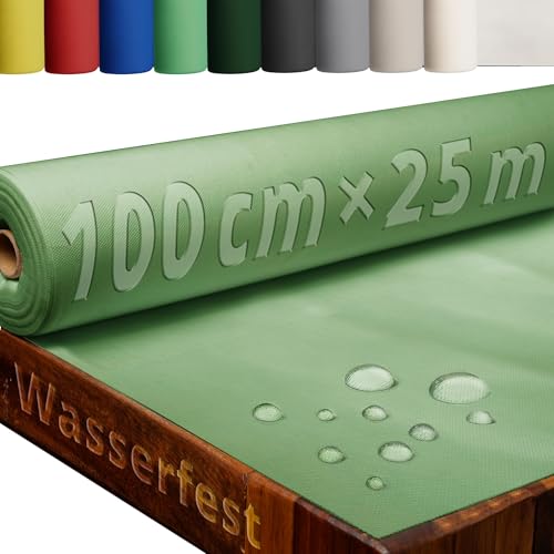 Tischdecke Rolle Tischdeckenrolle Vliesstoff Vlies Salbeigrün 1 x 25 m 80g/m² abwaschbar wasserabweisend Tischdecke Rolle Tischdeckenrolle Vliesstoff Vlies Salbeigrün 1 x 25 m 80g/m² abwaschbar wasserabweisend von DecoHomeTextil Heimtextilmanufaktur