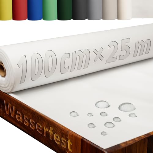Tischdecke Rolle Tischdeckenrolle Vliesstoff Vlies Weiß 1 x 25 m 80g/m² abwaschbar wasserabweisend Tischdecke Rolle Tischdeckenrolle Vliesstoff Vlies Weiß 1 x 25 m 80g/m² abwaschbar wasserabweisend von DecoHomeTextil Heimtextilmanufaktur