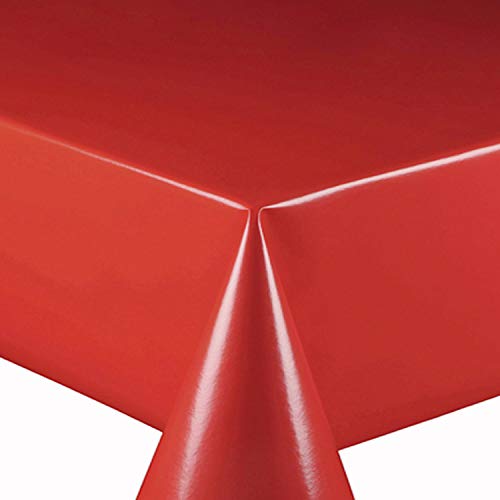 Wachstuch Wachstischdecke Tischdecke Gartentischdecke Glatt Uni Rot Breite & Länge wählbar 140 x 440 cm Eckig abwaschbar Wachstuch Wachstischdecke Tischdecke Gartentischdecke Glatt Uni Rot Breite & Länge wählbar 140 x 440 cm Eckig abwaschbar von DecoHomeTextil Heimtextilmanufaktur