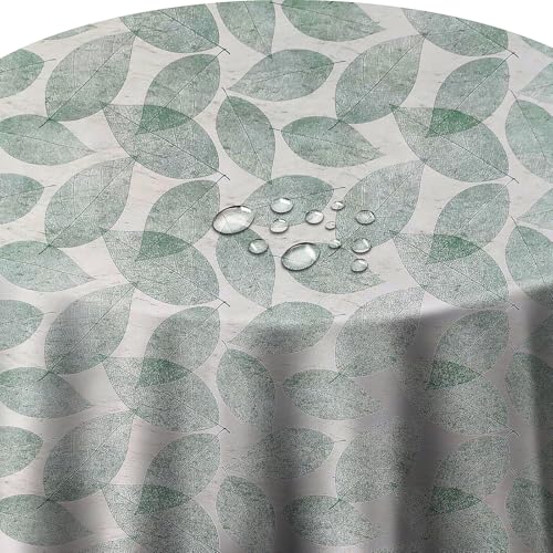Wachstuch Wachstischdecke Tischdecke Kleine Blätter Grün Rund 130 cm abwischbar Wachstuch Wachstischdecke Tischdecke Kleine Blätter Grün Rund 130 cm abwischbar von DecoHomeTextil Heimtextilmanufaktur