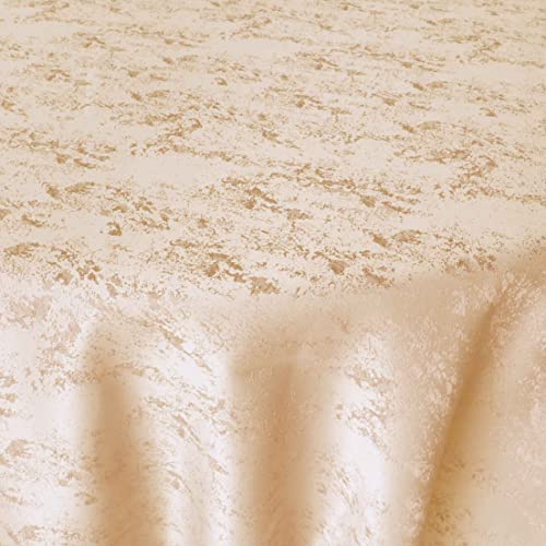 Jacquard Tischdecke Granit Tischdecke Rund Champagner 140 cm Meliert mit Lotus Effekt Größe & Farbe wählbar Jacquard Tischdecke Granit Tischdecke Rund Champagner 140 cm Meliert mit Lotus Effekt Größe & Farbe wählbar von DecoHomeTextil Heimtextilmanufaktur