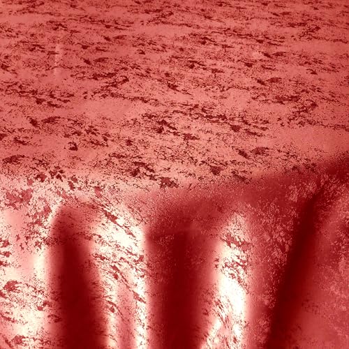 Jacquard Tischdecke Granit Tischdecke Rund Rot 140 cm Meliert mit Lotus Effekt Größe & Farbe wählbar Jacquard Tischdecke Granit Tischdecke Rund Rot 140 cm Meliert mit Lotus Effekt Größe & Farbe wählbar von DecoHomeTextil Heimtextilmanufaktur