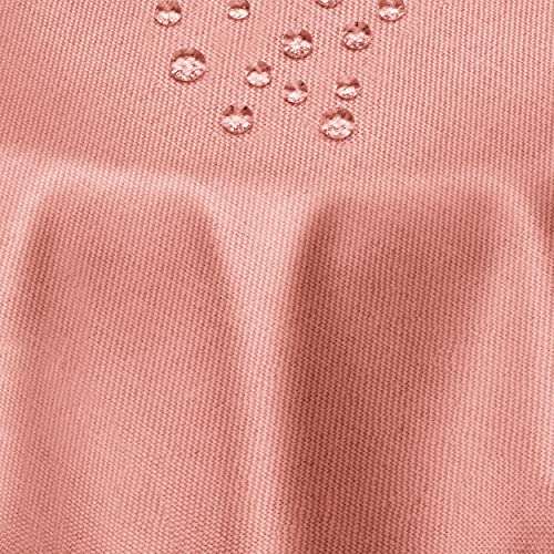 Leinen Optik Tischdecke Tischtuch Tafeldecke Leinendecke Abwaschbar Wasserabweisend Oval 135 x 180 cm Altrosa/Rosa Fleckschutz Pflegeleicht mit Saumrand Leinentuch Leinen Optik Tischdecke Tischtuch Tafeldecke Leinendecke Abwaschbar Wasserabweisend Oval 135 x 180 cm Altrosa/Rosa Fleckschutz Pflegeleicht mit Saumrand Leinentuch von DecoHomeTextil Heimtextilmanufaktur