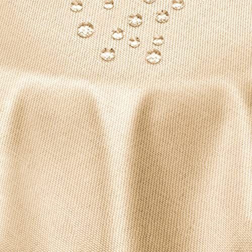 Leinen Optik Tischdecke Tischtuch Tafeldecke Leinendecke Abwaschbar Wasserabweisend Rund 180 cm Champagner Fleckschutz Pflegeleicht mit Saumrand Leinentuch Leinen Optik Tischdecke Tischtuch Tafeldecke Leinendecke Abwaschbar Wasserabweisend Rund 180 cm Champagner Fleckschutz Pflegeleicht mit Saumrand Leinentuch von DecoHomeTextil Heimtextilmanufaktur