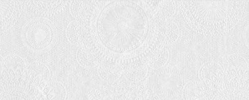 Restposten Wachstuch Wachstischdecke Tischdecke Ornamente Gerpägt Weiß Eckig 140 x 100 cm Muster & Größe wählbar abwaschbar von DecoHomeTextil
