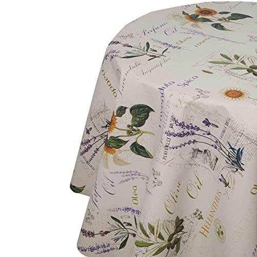 Wachstuch Wachstischdecke Tischdecke Gartentischdecke Heilpflanzen Rund 120 cm abwaschbar gefaltet Wachstuch Wachstischdecke Tischdecke Gartentischdecke Heilpflanzen Rund 120 cm abwaschbar gefaltet von DecoHomeTextil Heimtextilmanufaktur