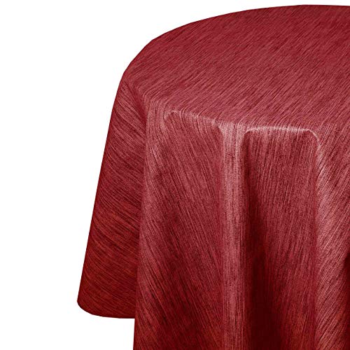 Wachstuch Wachstischdecke Tischdecke Gartentischdecke Leinen Prägung Rot Oval 130 x 220 cm abwaschbar gefaltet Wachstuch Wachstischdecke Tischdecke Gartentischdecke Leinen Prägung Rot Oval 130 x 220 cm abwaschbar gefaltet von DecoHomeTextil Heimtextilmanufaktur