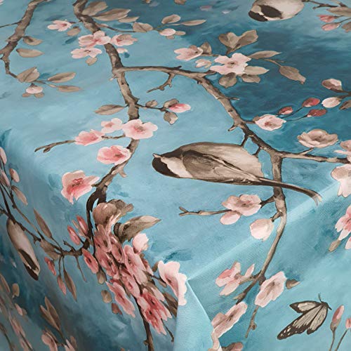 Wachstuch Wachstischdecke Tischdecke Gartentischdecke Vogel Spatz Türkis Eckig 130 x 260 cm abwaschbar gefaltet Wachstuch Wachstischdecke Tischdecke Gartentischdecke Vogel Spatz Türkis Eckig 130 x 260 cm abwaschbar gefaltet von DecoHomeTextil Heimtextilmanufaktur