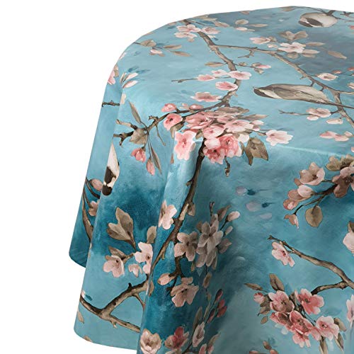 Wachstuch Wachstischdecke Tischdecke Gartentischdecke Vogel Spatz Türkis Oval 130 x 220 cm abwaschbar gefaltet Wachstuch Wachstischdecke Tischdecke Gartentischdecke Vogel Spatz Türkis Oval 130 x 220 cm abwaschbar gefaltet von DecoHomeTextil Heimtextilmanufaktur