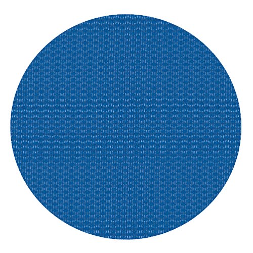 Klassische Tischdecke Gartentischdecke Milano Raute Rund Oval Größe und Farbe wählbar Rund 90 cm Blau abwaschbare Tischdecke von DecoHometextil