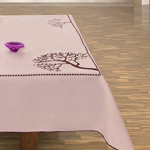 DecoKing 85x85 cm beige braun Schoko Tischdecke Tischtuch Baummotiv Baummuster Baum Bäume gestickt elegant praktisch Pflegeleicht Leinoptik Lein Optik mit Borte Modern 2045 DecoKing 85x85 cm beige braun Schoko Tischdecke Tischtuch Baummotiv Baummuster Baum Bäume gestickt elegant praktisch Pflegeleicht Leinoptik Lein Optik mit Borte Modern 2045 von DecoKing