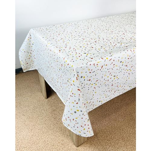 DecoMeister Wachstuch Tischdecke Tischbelag Tischabdeckung abwaschbar Tischtuch Tischfolie Tischplattenschutz Vinyl-Tischdecke Küche Esszimmer Küchentisch 140x170 cm Terrazzo Braun DecoMeister Wachstuch Tischdecke Tischbelag Tischabdeckung abwaschbar Tischtuch Tischfolie Tischplattenschutz Vinyl-Tischdecke Küche Esszimmer Küchentisch 140x170 cm Terrazzo Braun von DecoMeister