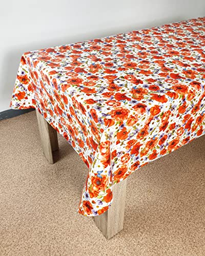 DecoMeister Wachstuch Tischdecke Tischbelag Tischabdeckung abwaschbar Tischtuch Tischfolie Tischplattenschutz Vinyl-Tischdecke Küche Esszimmer Küchentisch 140x80 cm Mohn DecoMeister Wachstuch Tischdecke Tischbelag Tischabdeckung abwaschbar Tischtuch Tischfolie Tischplattenschutz Vinyl-Tischdecke Küche Esszimmer Küchentisch 140x80 cm Mohn von DecoMeister