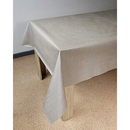 DecoMeister Wachstuch Wachstischdecke Tischdecke Wachstuchtischdecke Tischdekoration wasserabweisend Rechteck abwischbar lebensmittelecht PVC Tafeltuch Pflegeleicht 140x250 cm Sharon Grau DecoMeister Wachstuch Wachstischdecke Tischdecke Wachstuchtischdecke Tischdekoration wasserabweisend Rechteck abwischbar lebensmittelecht PVC Tafeltuch Pflegeleicht 140x250 cm Sharon Grau von DecoMeister