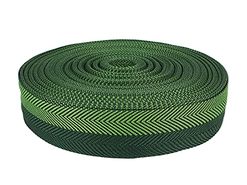 Teppicheinfassband 4 cm x 20 m | Einfassband aus Polyester mit Fischgrätenmuster zum Annähen | Teppichband zum Kantenschutz und dekorativen Abschluss | Saumband zum Nähen | Gras – Grün Teppicheinfassband 4 cm x 20 m | Einfassband aus Polyester mit Fischgrätenmuster zum Annähen | Teppichband zum Kantenschutz und dekorativen Abschluss | Saumband zum Nähen | Gras – Grün von DecoMeister