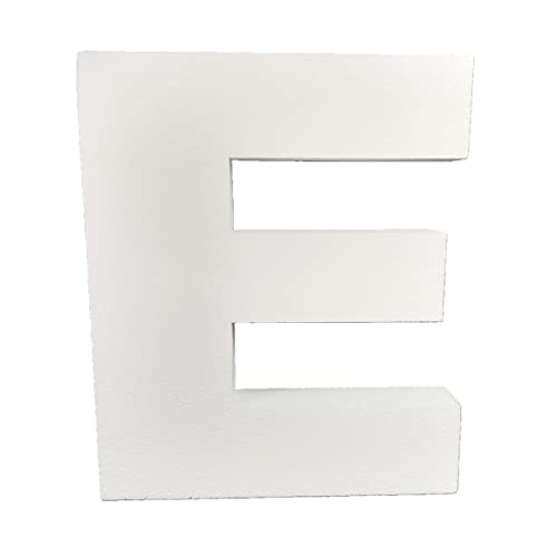 DecoPorex AMZ0329 Ornament, Polystyrol, Buchstabe E, 40cm von DecoPorex