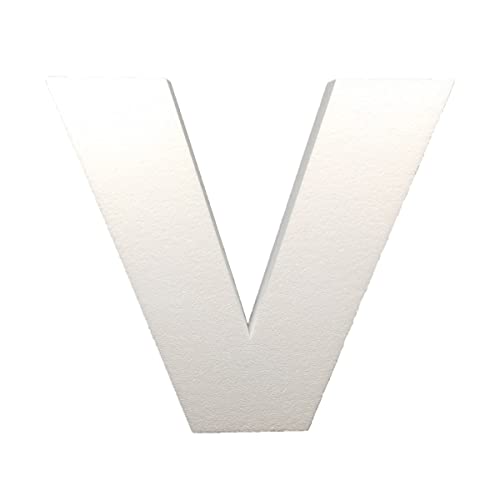 DecoPorex - Buchstabe V Polystyrol 40 cm hoch und 5 cm dick für Dekoration, Events, Zeremonien, Initialen zur Hochzeit. DecoPorex - Buchstabe V Polystyrol 40 cm hoch und 5 cm dick für Dekoration, Events, Zeremonien, Initialen zur Hochzeit. von DecoPorex