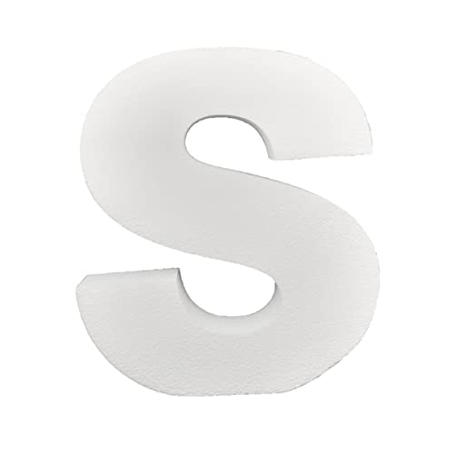 Decoporex - Buchstabe S 40 cm hoch und 5 cm dick für Veranstaltungen, Geburtstage, Hochzeiten, Feiern Decoporex - Buchstabe S 40 cm hoch und 5 cm dick für Veranstaltungen, Geburtstage, Hochzeiten, Feiern von DecoPorex