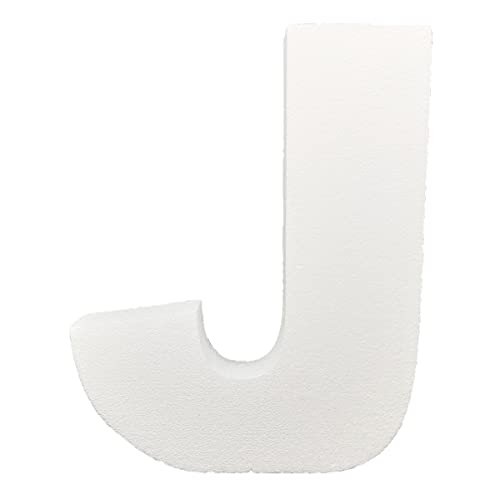 Decoporex Hochzeitsbuchstabe J 40 cm hoch und 5 cm dick für Feier, Hochzeit, Geburtstag aus Polystyrol, Kork Decoporex Hochzeitsbuchstabe J 40 cm hoch und 5 cm dick für Feier, Hochzeit, Geburtstag aus Polystyrol, Kork von DecoPorex