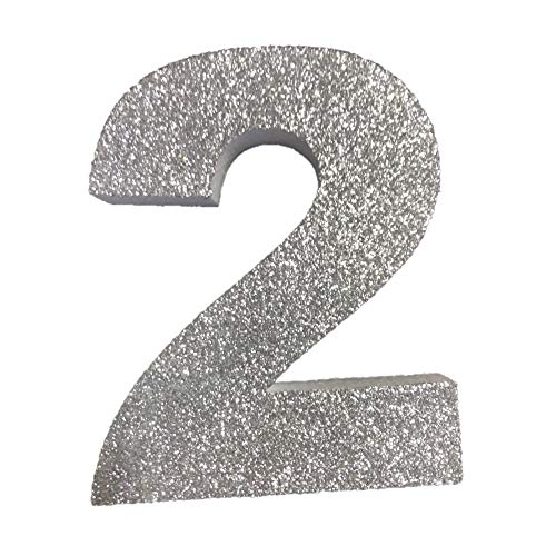 DecoPorex - Zahlen 20 cm hoch EPS Glitzer Silber für Jubiläen und Veranstaltungen - NumSilber 20-2 DecoPorex - Zahlen 20 cm hoch EPS Glitzer Silber für Jubiläen und Veranstaltungen - NumSilber 20-2 von DecoPorex