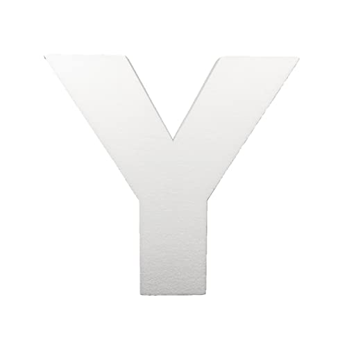 Decoporex Buchstabe Y 40 cm hoch und 5 cm dick für Veranstaltungen, Geburtstage, Hochzeiten, Feiern von DecoPorex