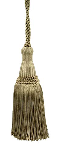 Deko-Schlüsselquaste, 14 cm, dunkler Sand, Stil # KTC055 Farbe: Antikmessing – A8 Deko-Schlüsselquaste, 14 cm, dunkler Sand, Stil # KTC055 Farbe: Antikmessing – A8 von DecoPro