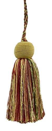 VNT8 Dekorative Quaste, 10 cm, Pastellgrün, gelber Mais, helles Ziegelrot VNT8 Dekorative Quaste, 10 cm, Pastellgrün, gelber Mais, helles Ziegelrot von DecoPro