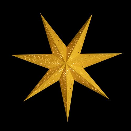 Sterntaler Dekostern | Weihnachtsstern Papier | Samt | Faltstern | Gelb | 75cm | Innen | Glühbirne | Netzstecker Sterntaler Dekostern | Weihnachtsstern Papier | Samt | Faltstern | Gelb | 75cm | Innen | Glühbirne | Netzstecker von DecoTrend GmbH