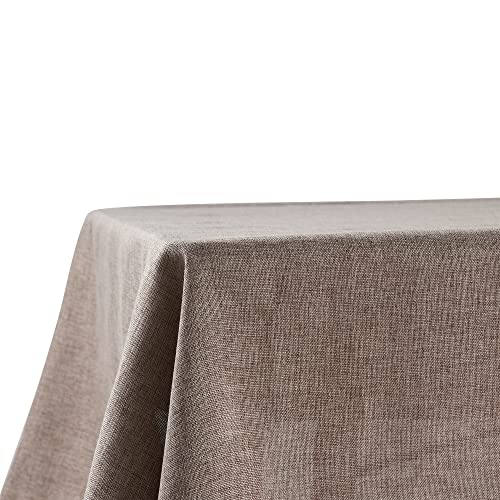 Decomira Tischdecke wasserabweisend Leinen-Optik - Fleckschutz, abwaschbar - Garten-Tischdecke Outdoor, Tischtuch Esstisch - Braun Taupe - 110x110 cm Decomira Tischdecke wasserabweisend Leinen-Optik - Fleckschutz, abwaschbar - Garten-Tischdecke Outdoor, Tischtuch Esstisch - Braun Taupe - 110x110 cm von Decomira