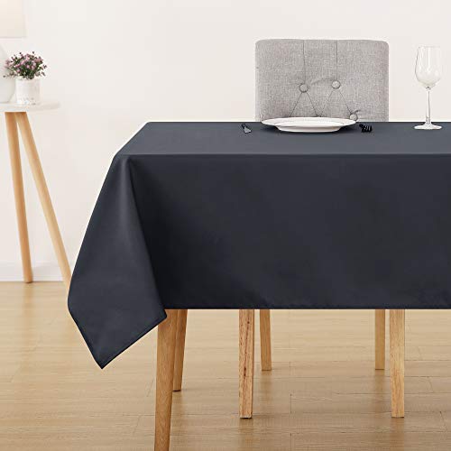 Deconovo Tischdecke Wasserabweisend Tischwäsche Tischtücher 132x229 cm Dunkelgrau Deconovo Tischdecke Wasserabweisend Tischwäsche Tischtücher 132x229 cm Dunkelgrau von Deconovo