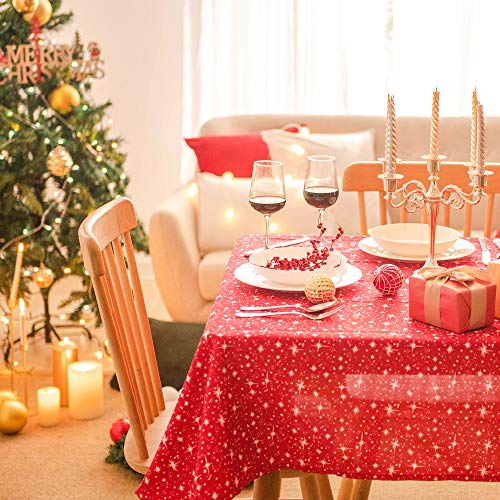 Deconovo Tischdecke Weihnachten Tischwäsche Weihnachtsdecke Lotuseffekt Weihnachtstischdecke 140x200 cm Kosmische Sterne Deconovo Tischdecke Weihnachten Tischwäsche Weihnachtsdecke Lotuseffekt Weihnachtstischdecke 140x200 cm Kosmische Sterne von Deconovo