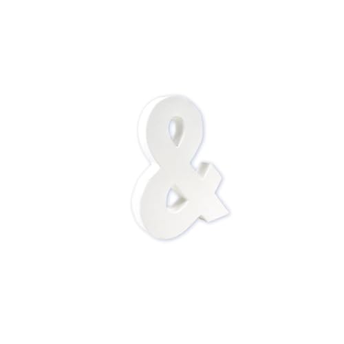 Décopatch AC728Cpack - Packung 3 Träger aus Pappmaché, Buchstabe-Und-Zeichen und, 3x17x20,5 cm, Weiß, 1 Pack Décopatch AC728Cpack - Packung 3 Träger aus Pappmaché, Buchstabe-Und-Zeichen und, 3x17x20,5 cm, Weiß, 1 Pack von décopatch