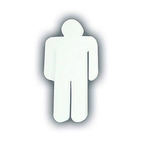 Décopatch AC771C Mann Figur aus Pappmaché, 3 x 10,6 x 20,5 cm, zum Verzieren, perfekt für Ihre Wohndeko, weiß von Decopatch