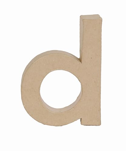 Décopatch AC816C - Kleiner Buchstabe aus Pappmaché, d 1,5x8,5x12cm, perfekte Deko für das Zuhause, 1 Stück von décopatch