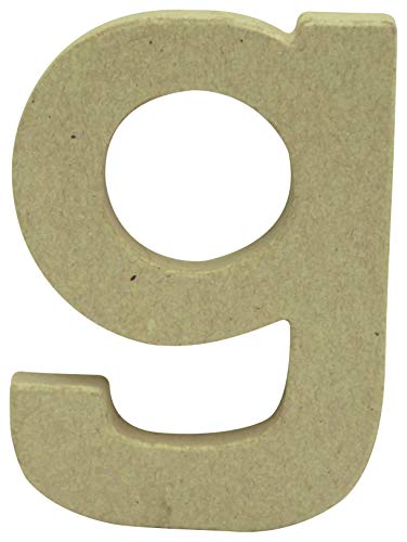 Décopatch AC819C - Kleiner Buchstabe aus Pappmaché, g 1,5x8,5x12cm, perfekte Deko für das Zuhause, 1 Stück von Décopatch